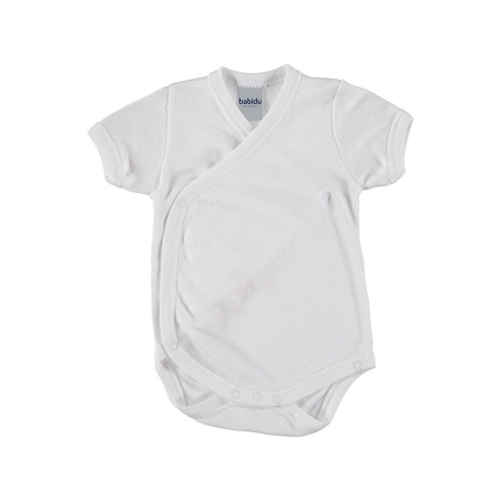 Body Cruzado Manga Corta Interlock Bambu 1170 Babidu