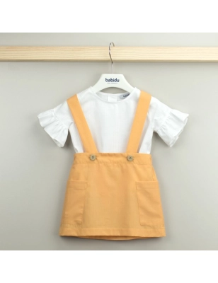 Pichi + Camiseta Manga Volantes Mia Babidu