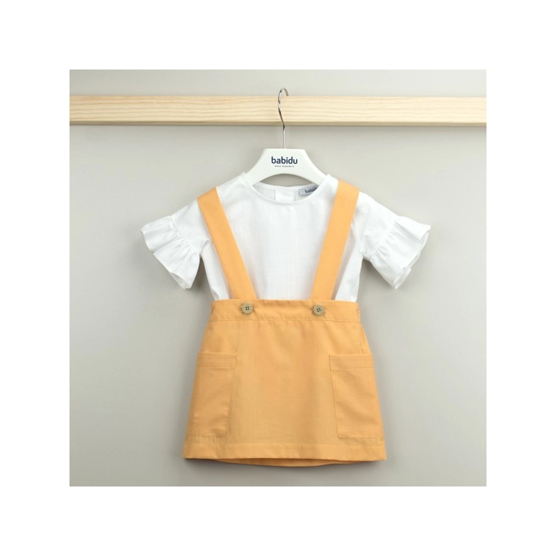 Pichi + Camiseta Manga Volantes Mia Babidu