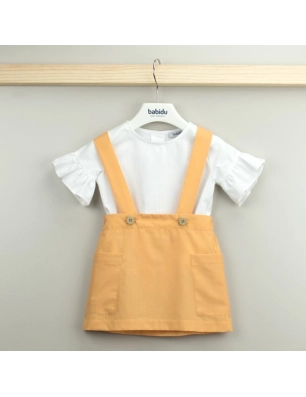 Pichi + Camiseta Manga Volantes Mia Babidu
