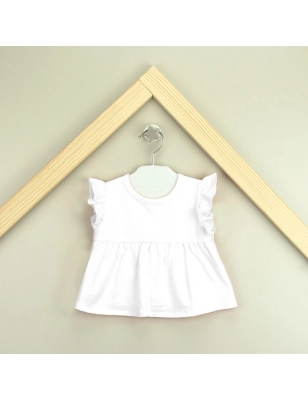 Camiseta Sin Mangas Con Volantes Babidu