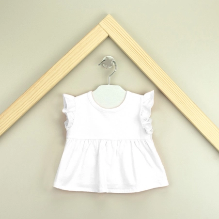 Camiseta Sin Mangas Con Volantes Babidu