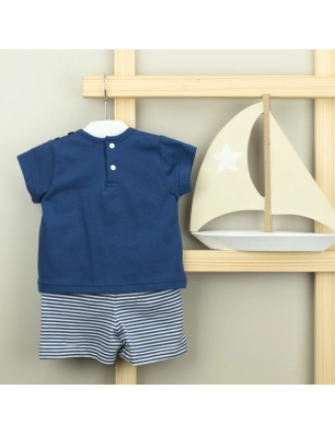Conjunto Pantalón Corto Niño Sailor Babidu
