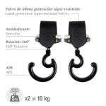 Ganchos para Carro de Bebé Magic Negro de Cambrass