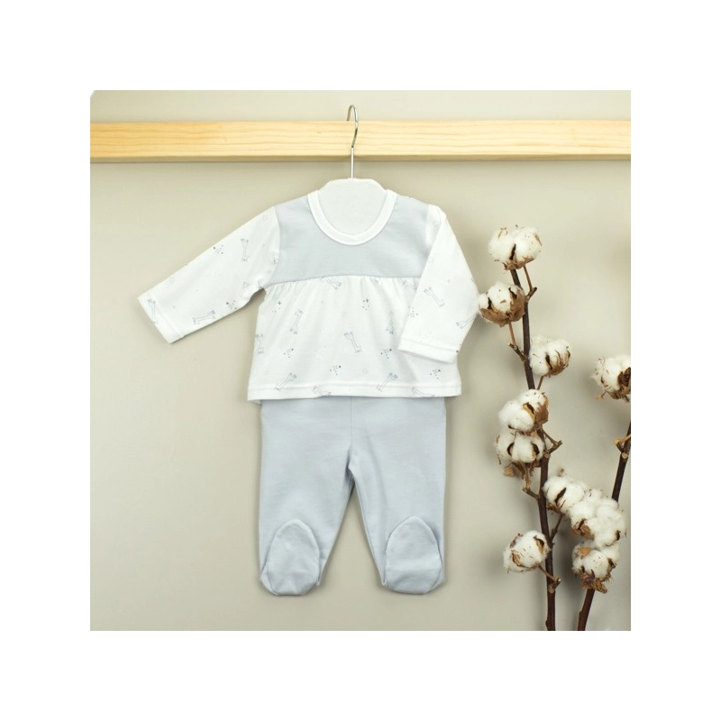 Conjunto Polaina y Camiseta Canesú Giraffes Babidu