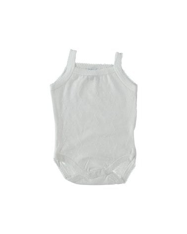 Body Tirante Fino Perle 1008 Babidu Blanco