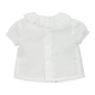 Camisa Manga Corta Niña Bordado Calado Martín Aranda