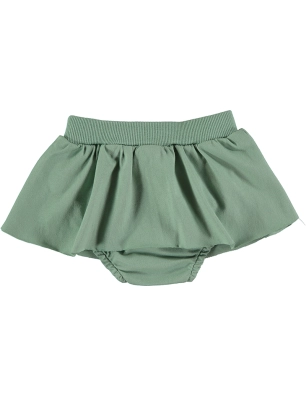 Culotte C/Falda Verde Baby Clic