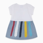 Vestido Denim Draw A Rex Tuc Tuc