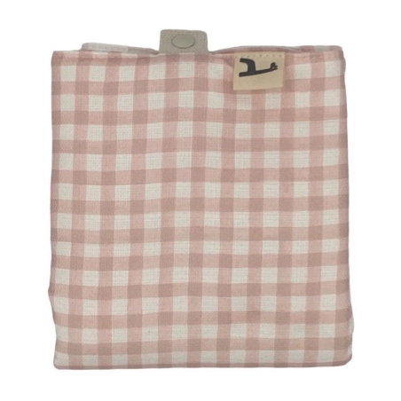 Cambiador de Viaje It Vichy de Giraffa Bianca e Blu Rosa