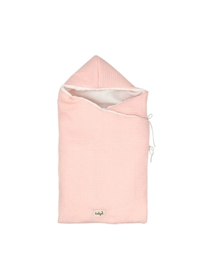 Saco Cuco con Capucha Only Giraffa de La Giraffa Bianca e Blu Gofre Rosa