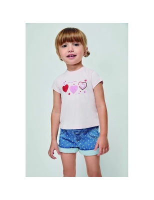 Baby Girl Set "Corazones" Yatsi