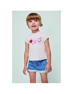Baby Girl Set "Corazones" Yatsi