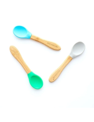 Cubiertos de Bambú de Eco Rascals Gris / Azul / Verde