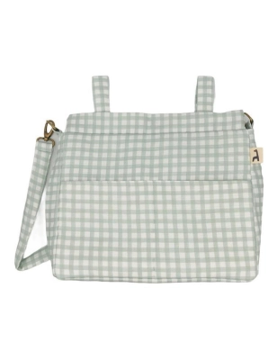Bolso Panera It Vichy de Giraffa Bianca e Blu Mint