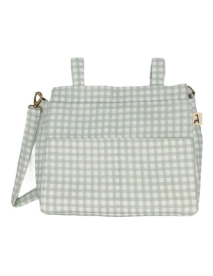 Bolso Panera It Vichy de Giraffa Bianca e Blu Mint
