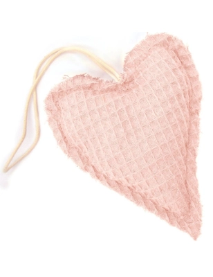 Colgante Corazón Only Giraffa de Giraffa Bianca e Blu Gofre Rosa