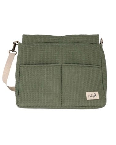 Bolso Panera Only de Giraffa Bianca e Blu Verde Safari