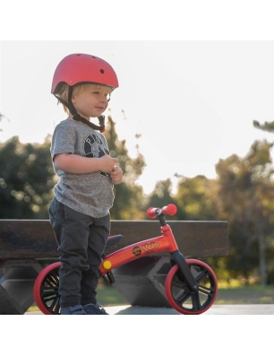 Bicicleta sin pedales Y Velo Junior Yvolution Rojo