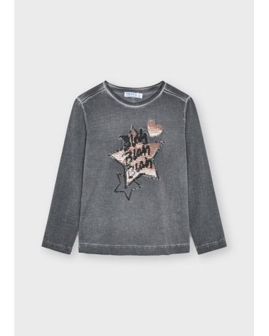 Camiseta M/L Acid Wash Mayoral