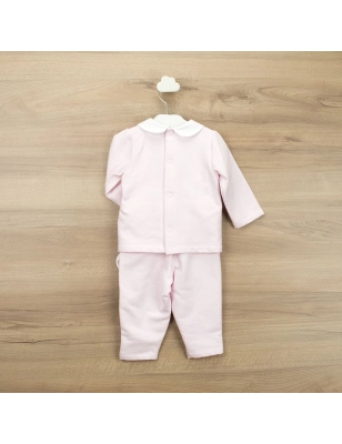 Conj. Pantalon + Camiseta C/Bebe Felpa Babidu