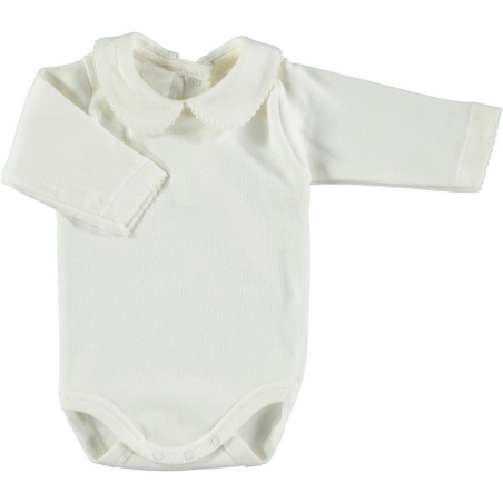 Body Cuello Algodon Babidu Beige