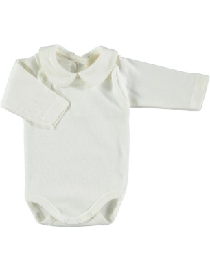 Body Cuello Algodon Babidu Beige