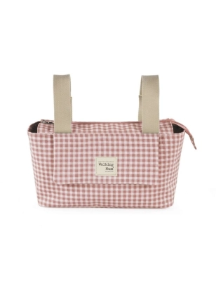Bolso Organizador I Love Vichy de Walking Mum Rosa