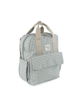 Mochila Maternal I Love Vichy de Walking Mum Verde