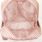 Mochila Maternal I Love Vichy de Walking Mum Rosa