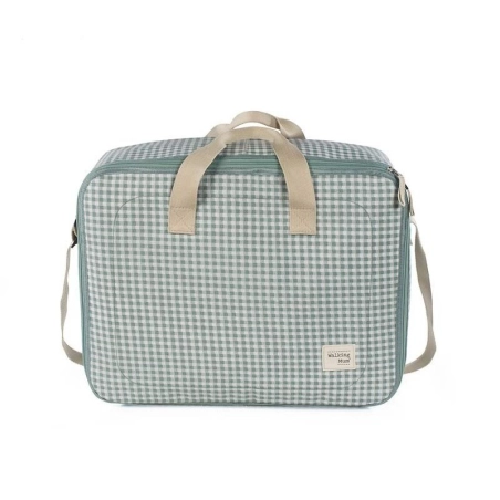 Maleta I Love Vichy de Walking Mum Verde