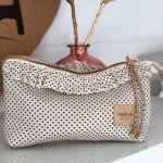 Neceser con Volante Olivia de Giraffa Bianca e Blu