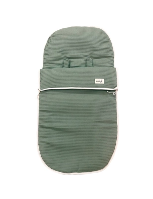 Saco para Silla Buga Only Giraffa Gofre de La Giraffa Bianca e Blu Verde Safari