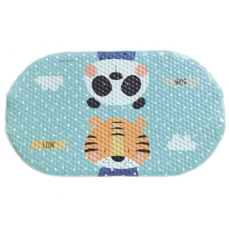 Alfombra de baño antideslizante de Olmitos Turquesa