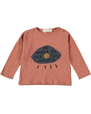 Camiseta M/L Eye Terracotta Baby Clic