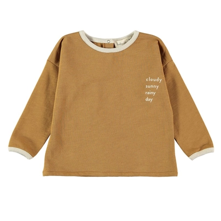 Sudadera Cloudy Curcuma Baby Clic