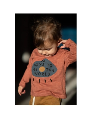 Camiseta M/L Eye Terracotta Baby Clic