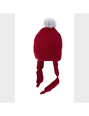 Gorro Punto Bebe Miralles Burdeos