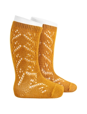 Calcetines Altos Crochet Con Lanita Condor