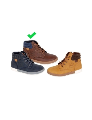 Botines con cordones A3161 de Bubble Bobble