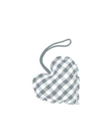 Colgante Corazón Petra de Giraffa Bianca e Blu Humo