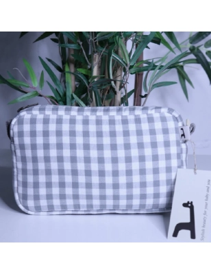 Neceser Petra de Giraffa Bianca e Blu Humo