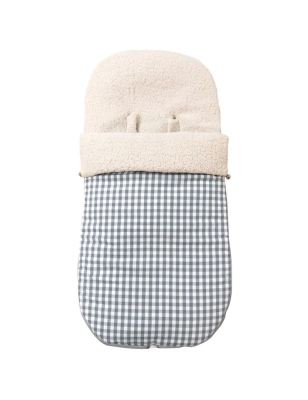 Saco para Silla Mac Bee Petra Interior Borreguito de Giraffa Bianca e Blu Humo