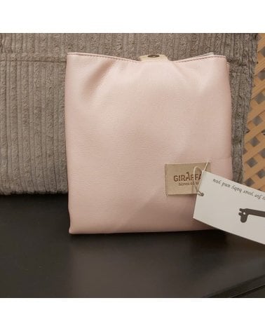 Cambiador de viaje Leo de Giraffa Bianca e Blu Rosa