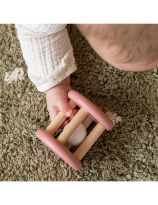 Sonajero de Madera Wild Flowers de Little Dutch