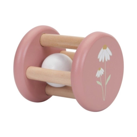 Sonajero de Madera Wild Flowers de Little Dutch