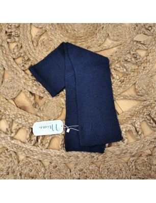 Bufanda Lisa Punto Miralles Marino