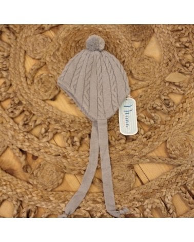 Gorro Pto. Ochos Bebe Miralles Gris