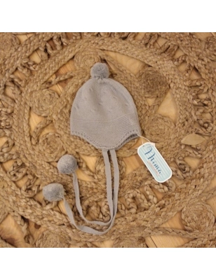 Gorro Pto. Bebe Pompones Miralles