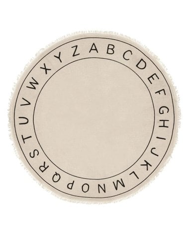 Alfombra Infantil Redonda Alfabeto de Atmosphera